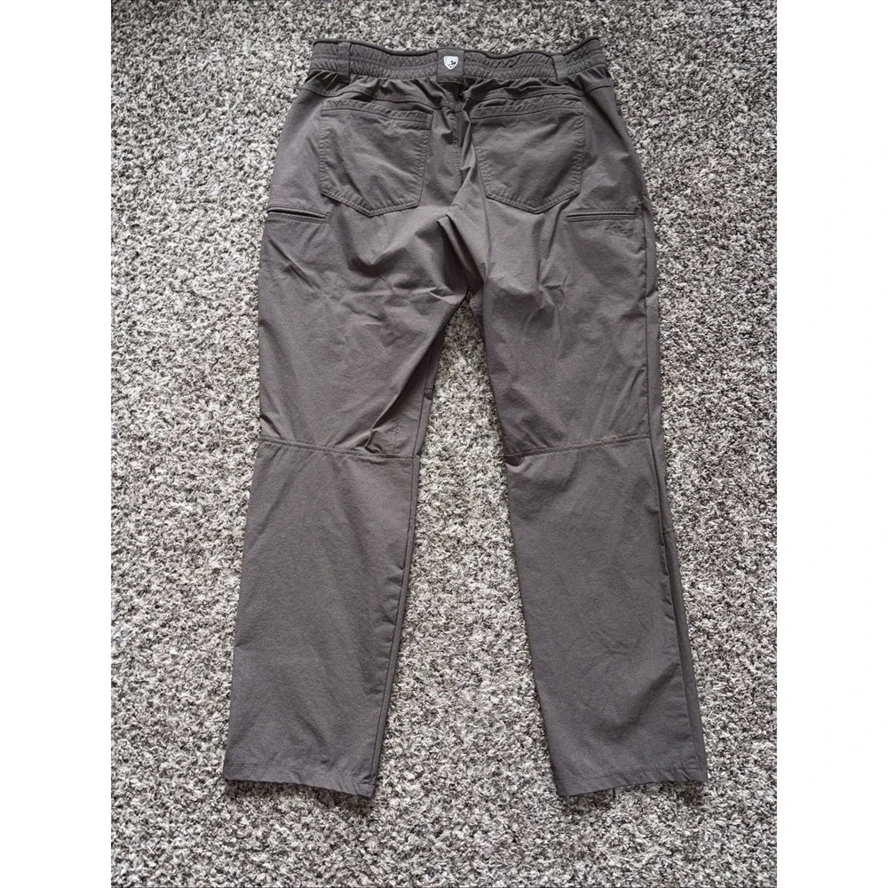 Kuhl Deceptr Pants Men 34x30 Brown Lightweight Outdoor Hiking Performance Pant